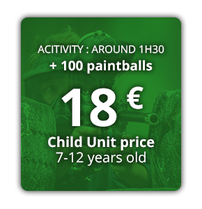 tarif paintball enfant et famille cote basque
